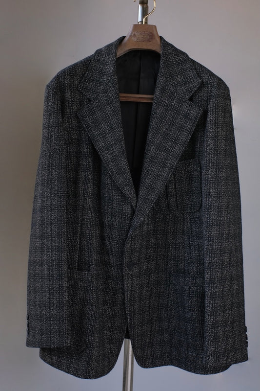 BLACK SIGN 1930s WOLF TWEED SPORTS BACK JKT