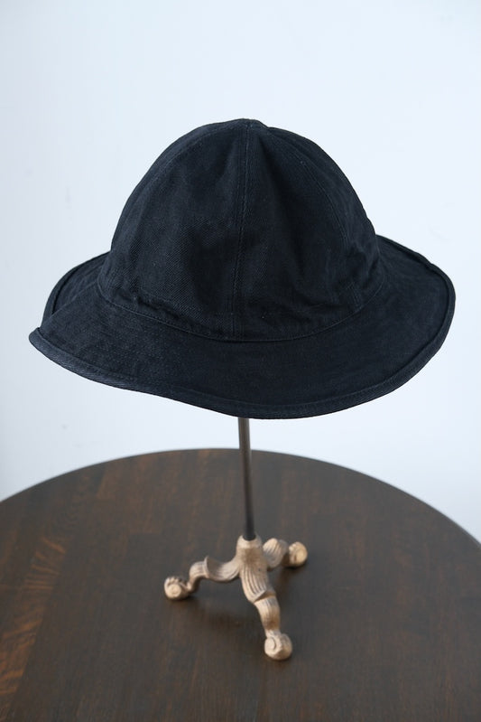 BLACK SIGN BLACK DENIM UTILITY HAT