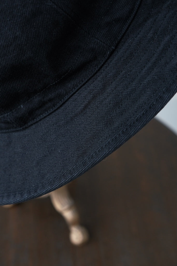 BLACK SIGN BLACK DENIM UTILITY HAT