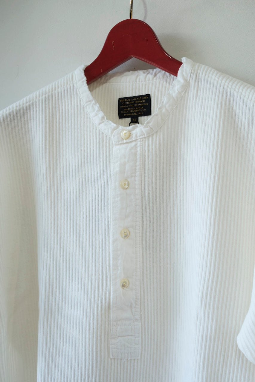 BLACK SIGN RAILROAD KNIT HENLEY L/S