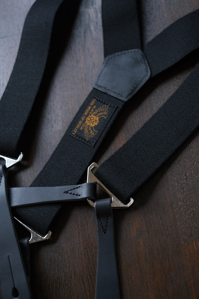 BLACK SIGN MILITARY SUSPENDER