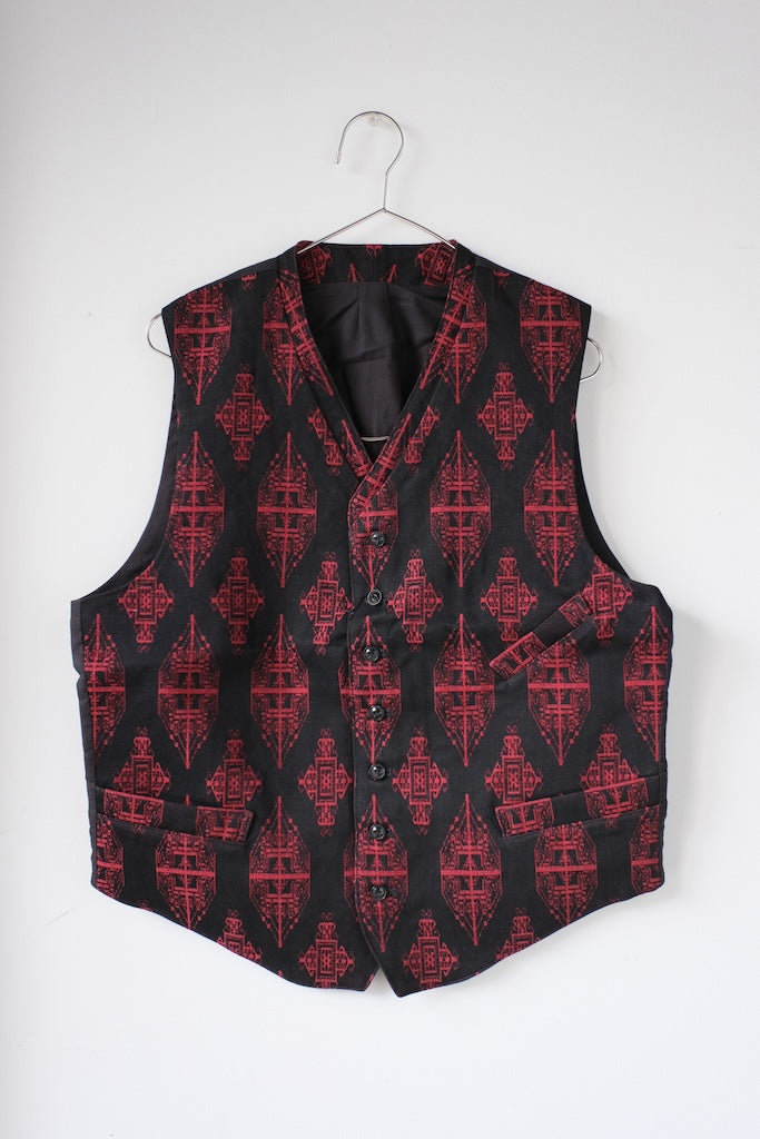 BLACK SIGN HEAVY WEIGHT GUL ANTIQUE VEST