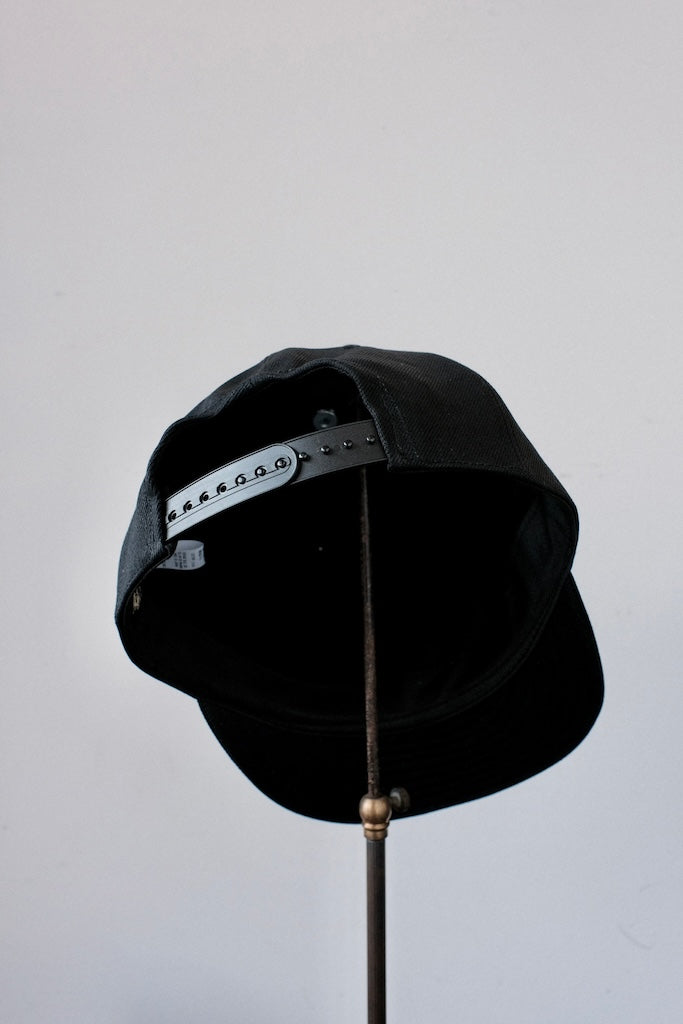 BLACK SIGN BLACK DENIM TRUCKER CAP – grandguignol