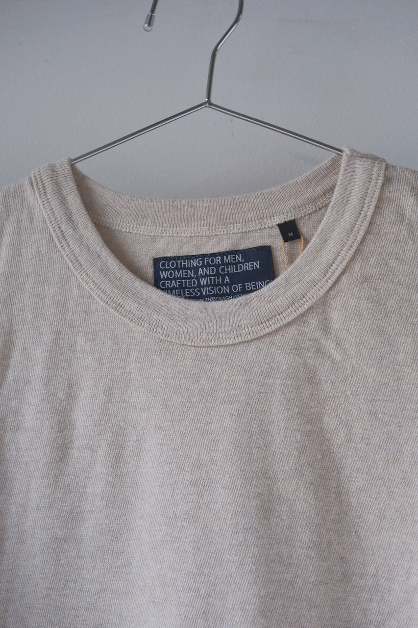 DEVISE FACTORY COTTON WIDE MOKU T-SHIRT