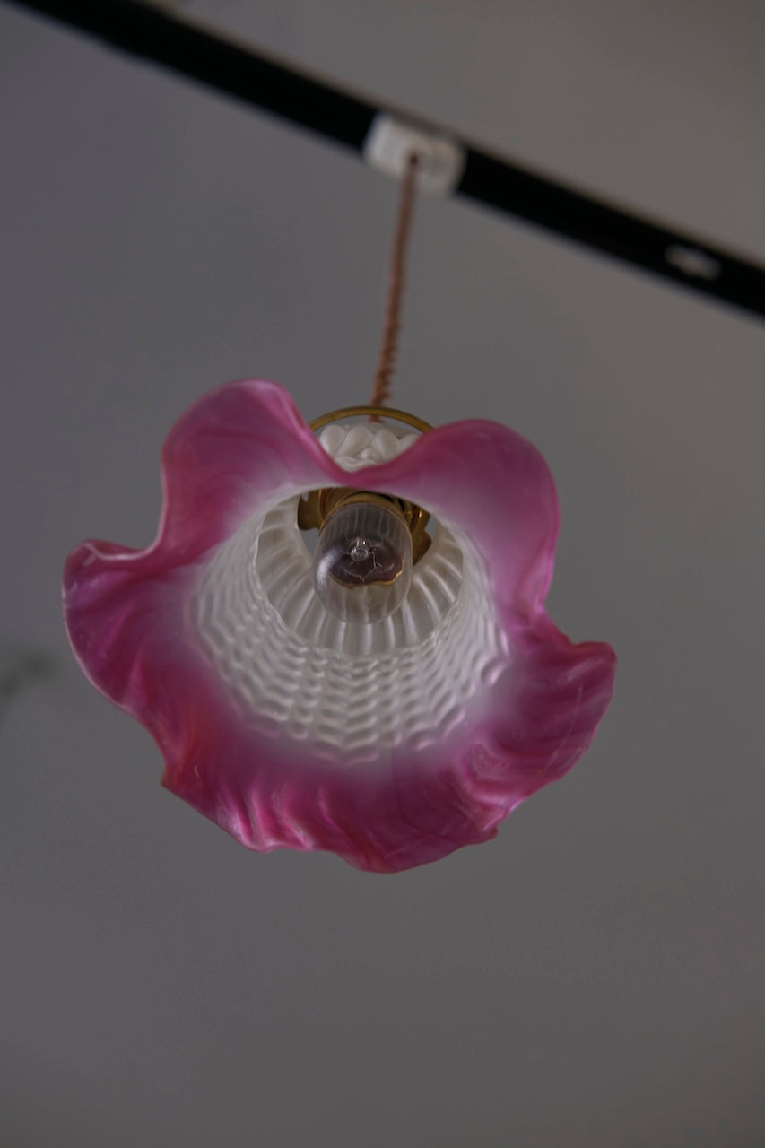 ART DECO FRENCH GLASS FRILLS SHADE