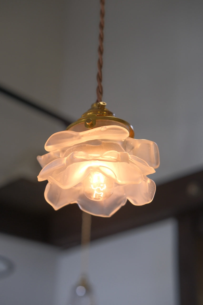 ART DECO FRENCH FLOWER GLASS SHADE – grandguignol