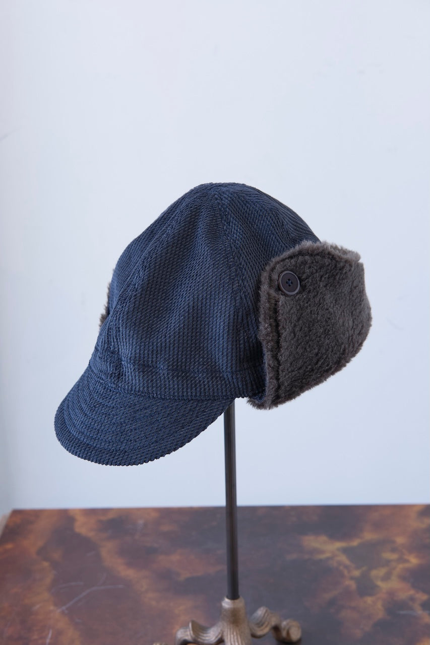 BLACK SIGN RIPPLE CORD AIM CAP