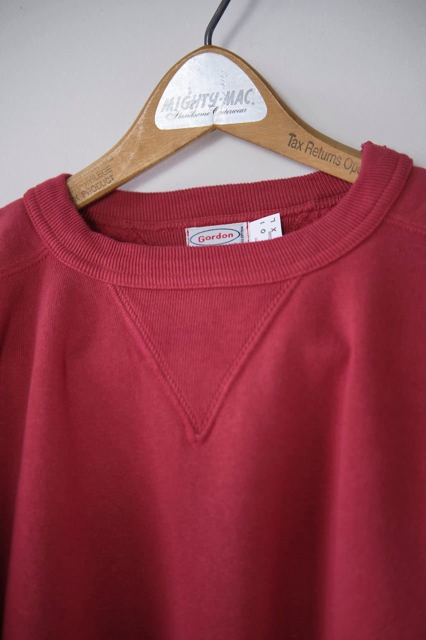 Gordon DOUBLE V FREEDOM SLEEVE SWEAT F.RED
