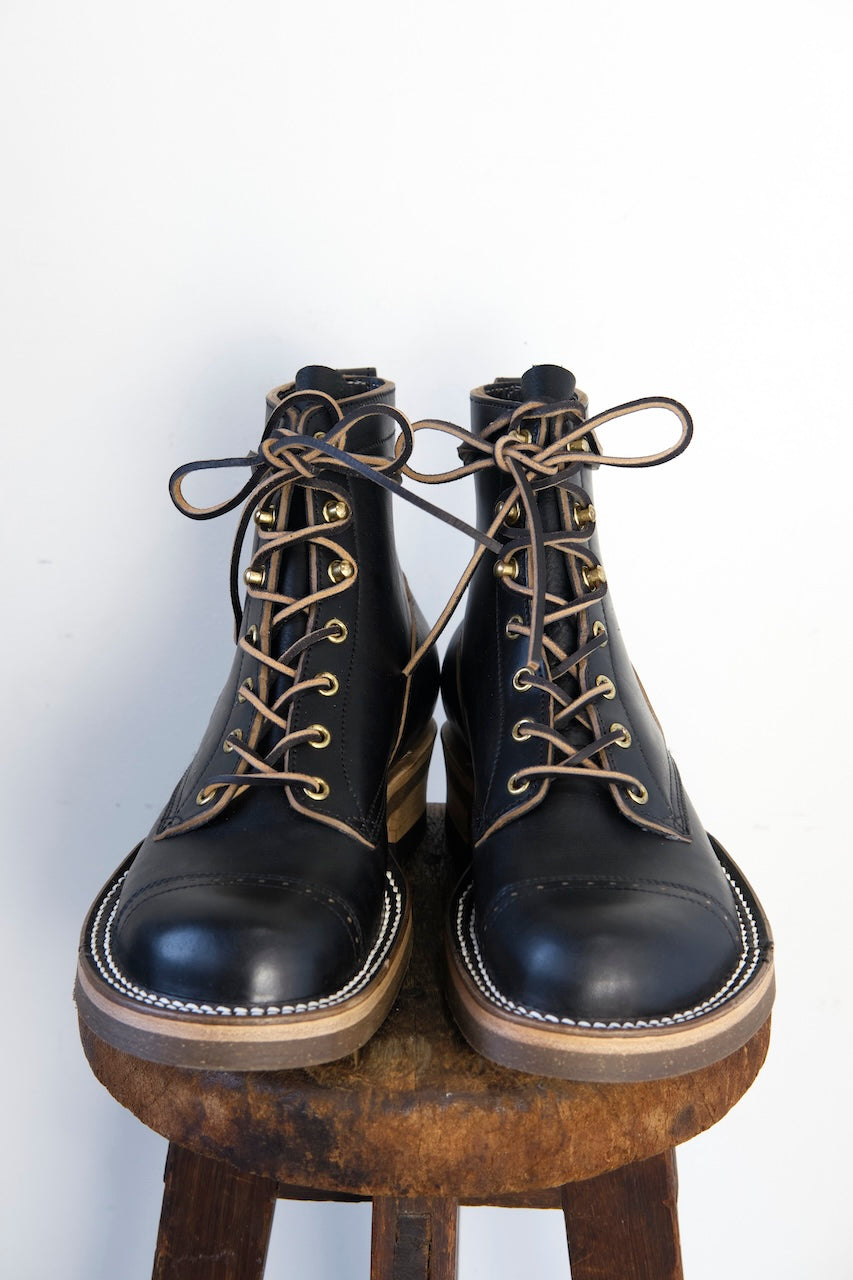 靴 ROLLING DUB TRIO CASPER OIL BLUE GREEN Rolling Dub Trio - Casper - Navy Chromexcel