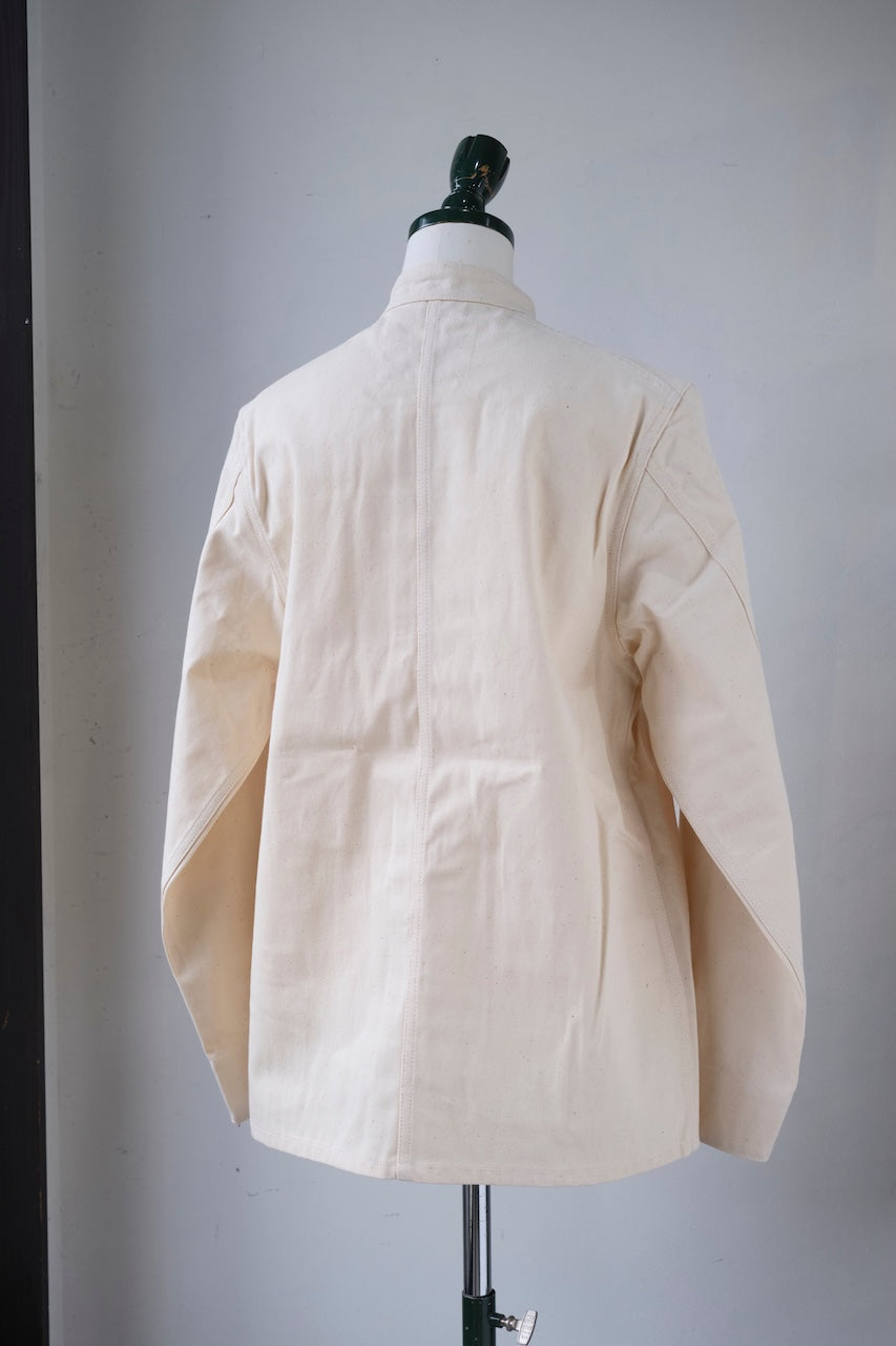 DAPPERS CLASSICAL STANDCOLLAR WORK JKT ECRU LOT1457