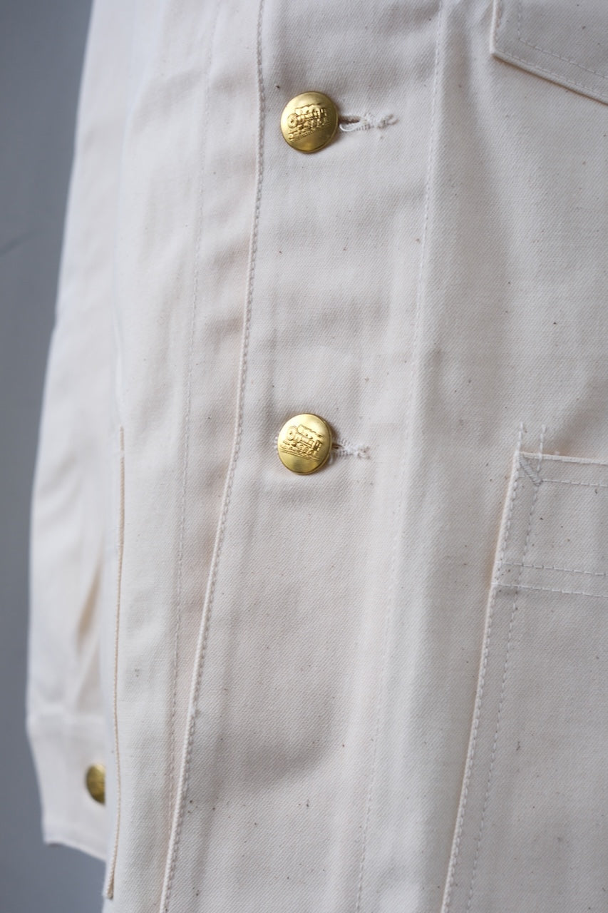 DAPPERS CLASSICAL STANDCOLLAR WORK JKT ECRU LOT1457