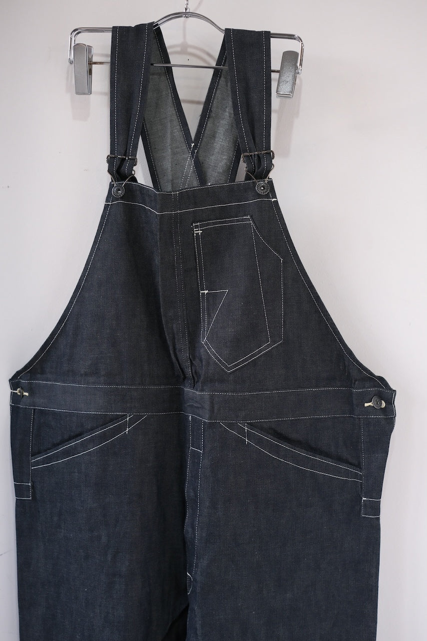 DAPPERS CLASSICAL RAILROADER BIB OVERALLS DENIM LOT1570