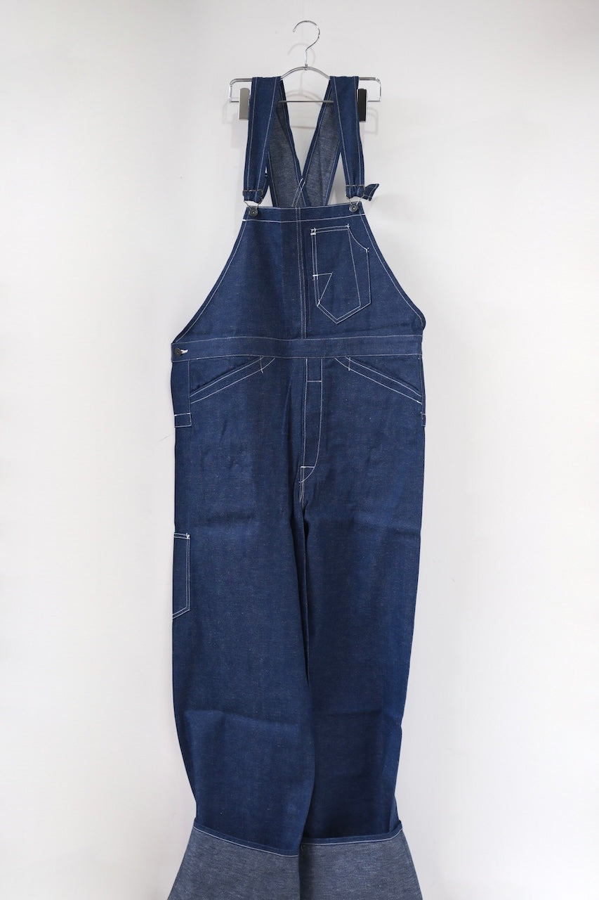 DAPPERS CLASSICAL RAILROADER BIB OVERALLS COVERT DENIM LOT1428