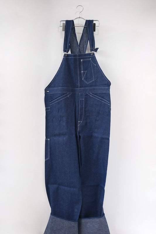 DAPPERS CLASSICAL RAILROADER BIB OVERALLS COVERT DENIM LOT1428