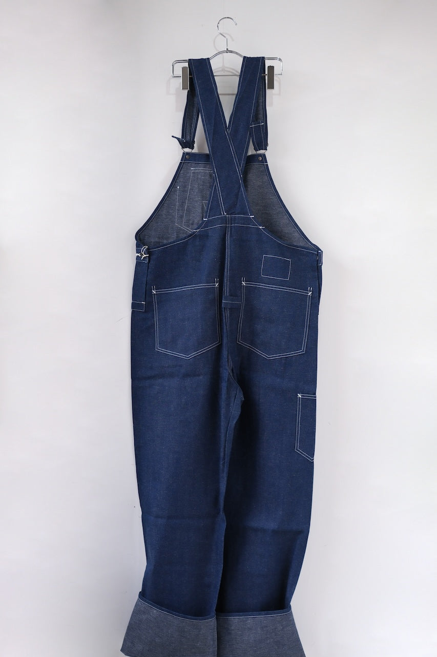 DAPPERS CLASSICAL RAILROADER BIB OVERALLS COVERT DENIM LOT1428