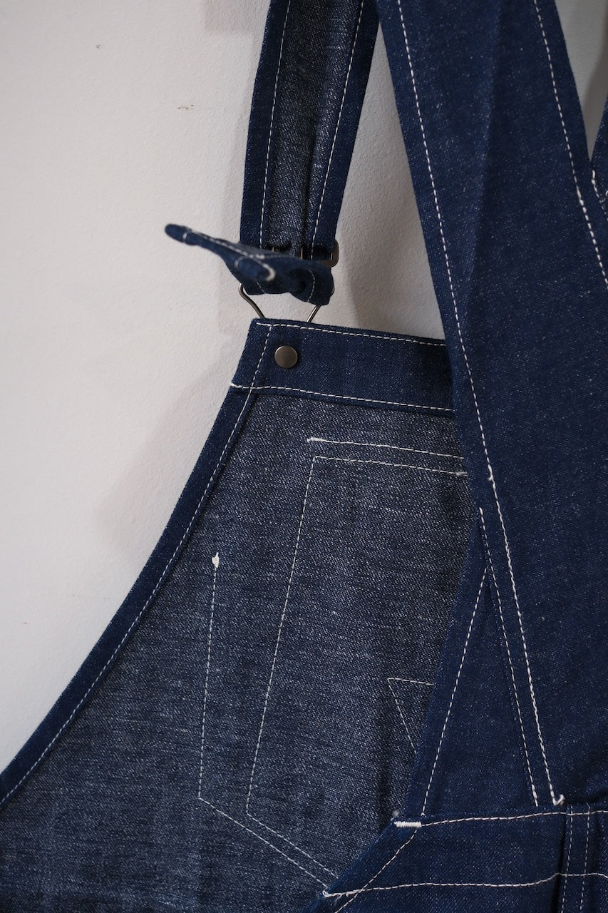 DAPPERS CLASSICAL RAILROADER BIB OVERALLS COVERT DENIM LOT1428