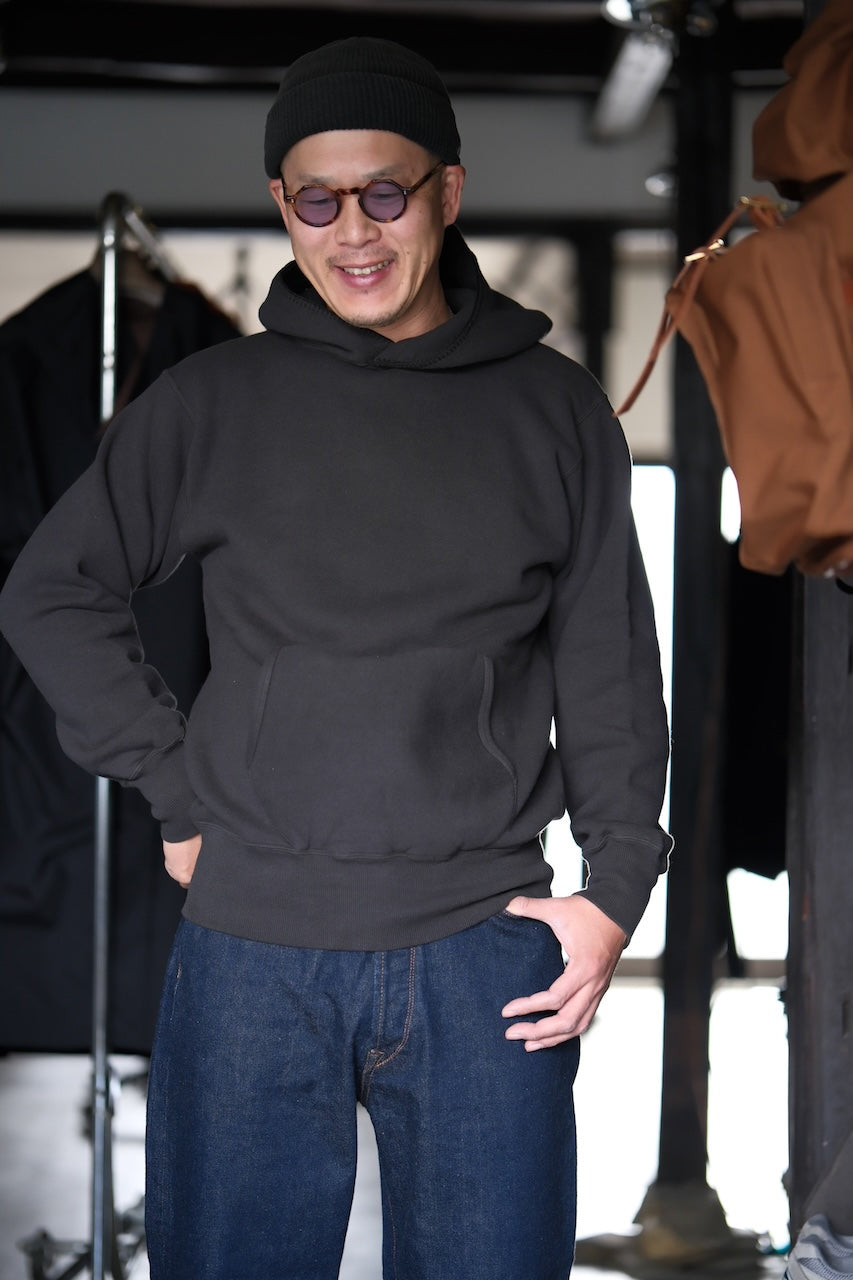 DAPPERS CLASSICAL CLOSSOVER HOODED PARKA BLACK LOT1603