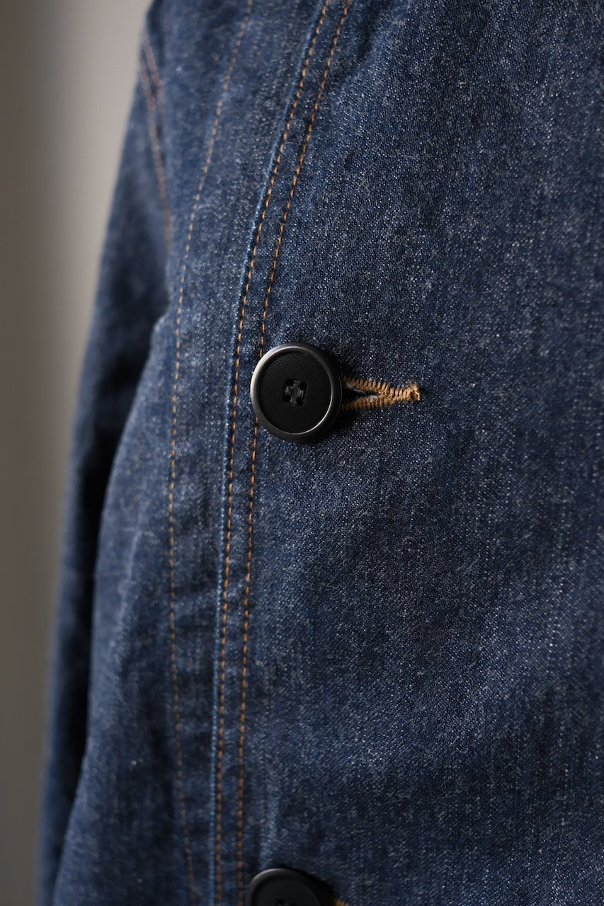 BLACK SIGN 1930 HITMAN COAT DARK INDIGO