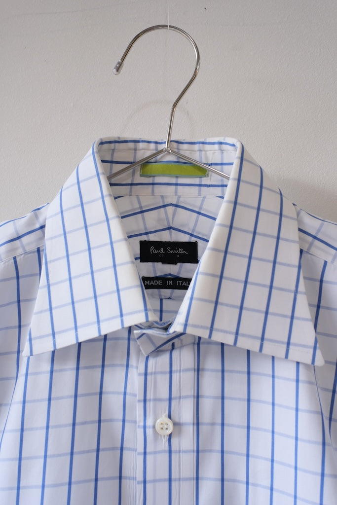 PAUL SMITH COLLECTION GRAPH CHECK DRESS SHIRT