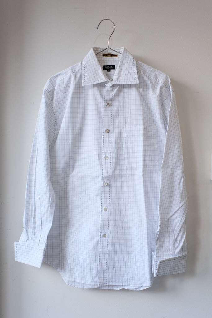 PAUL SMITH COLLECTION GRAPH CHECK DRESS SHIRT