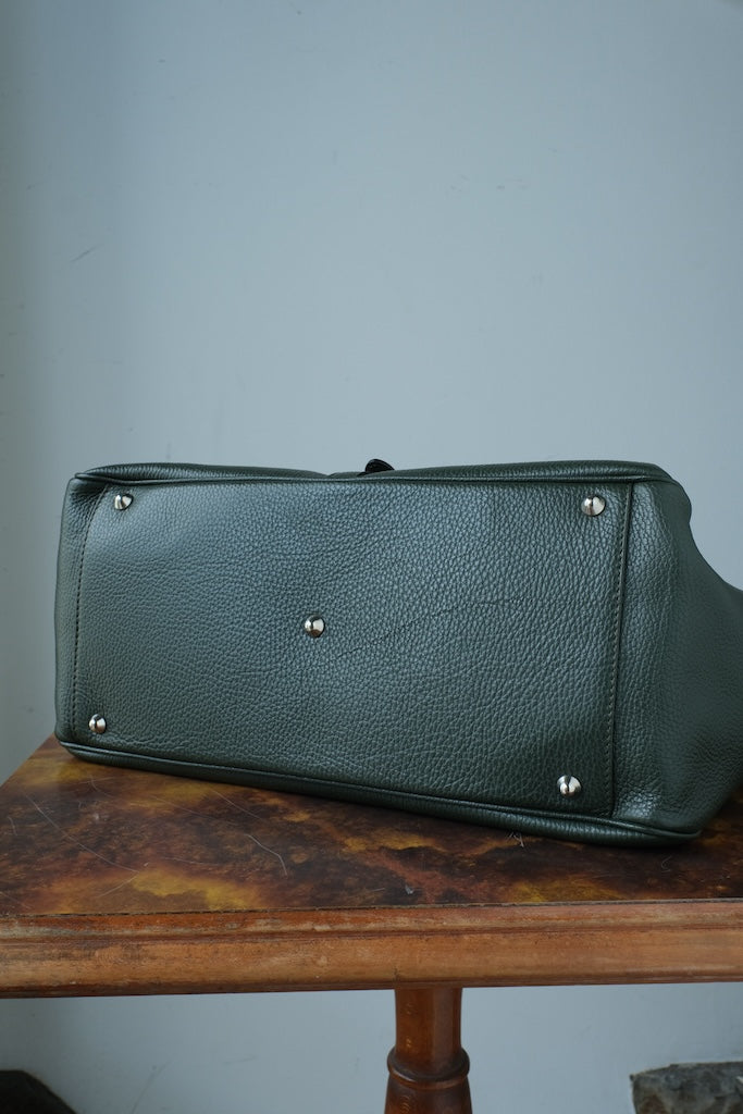 lacquer&amp;c BELTED TOTE BAG GREEN