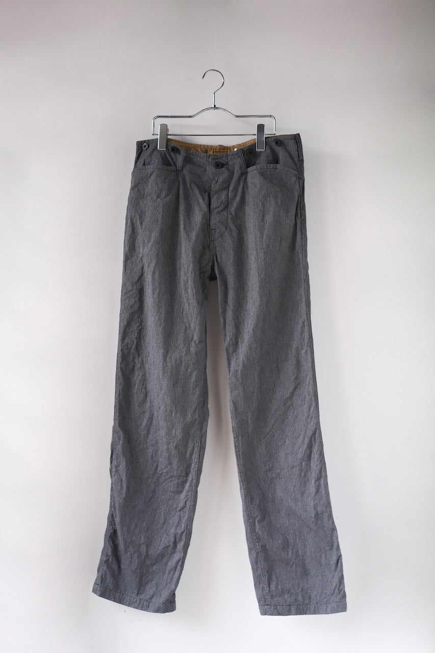 DAPPERS CLASSICAL 40s STYLE FRISKO PANTS TYPE WW2 8oz COVERT