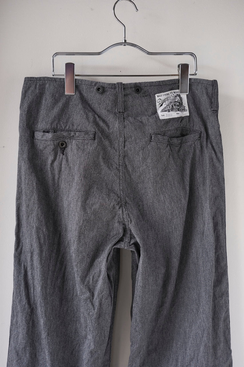 DAPPERS CLASSICAL 40s STYLE FRISKO PANTS TYPE WW2 8oz COVERT
