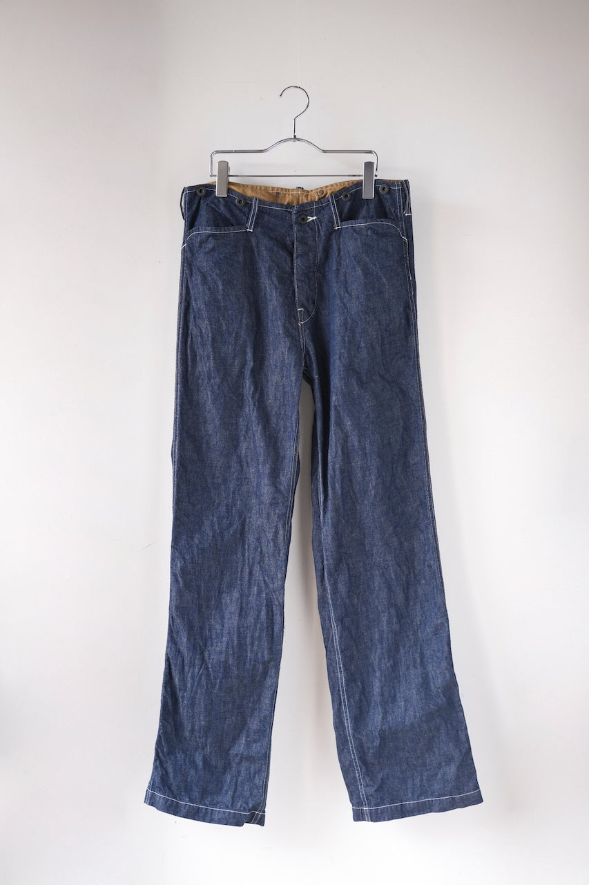 DAPPERS CLASSICAL 40s STYLE FRISKO PANTS TYPE WW2 10oz DENIM