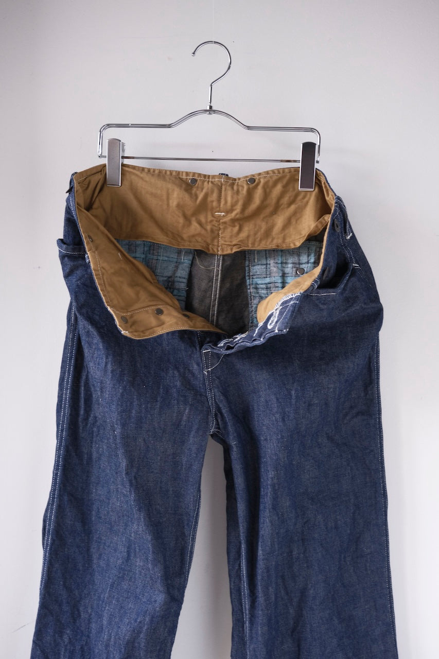 DAPPERS CLASSICAL 40s STYLE FRISKO PANTS TYPE WW2 10oz DENIM