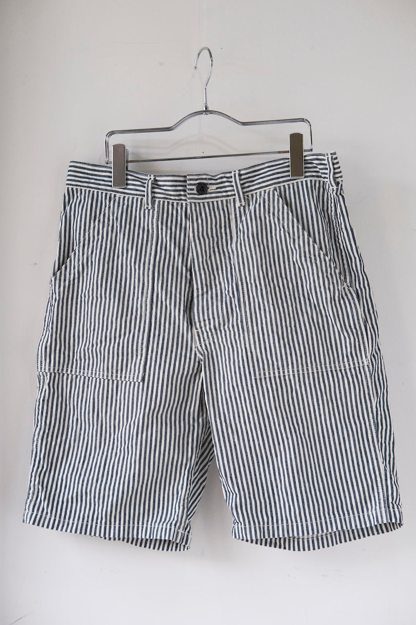DAPPERS CLASSICAL MILITARY WORK SHORTS HICKORY