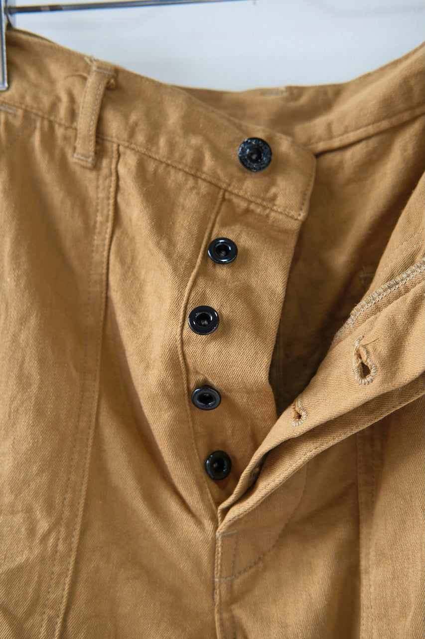 DAPPERS CLASSICAL MILITARY WORK SHORTS BEIGE TWILL