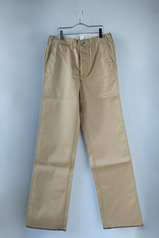 BLACK SIGN KHAKI CHINO TROUSERS TYPE2