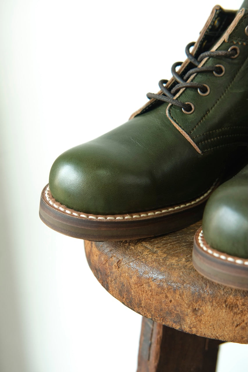 ROLLING DUB TRIO COUPEN GREEN HORSEHIDE