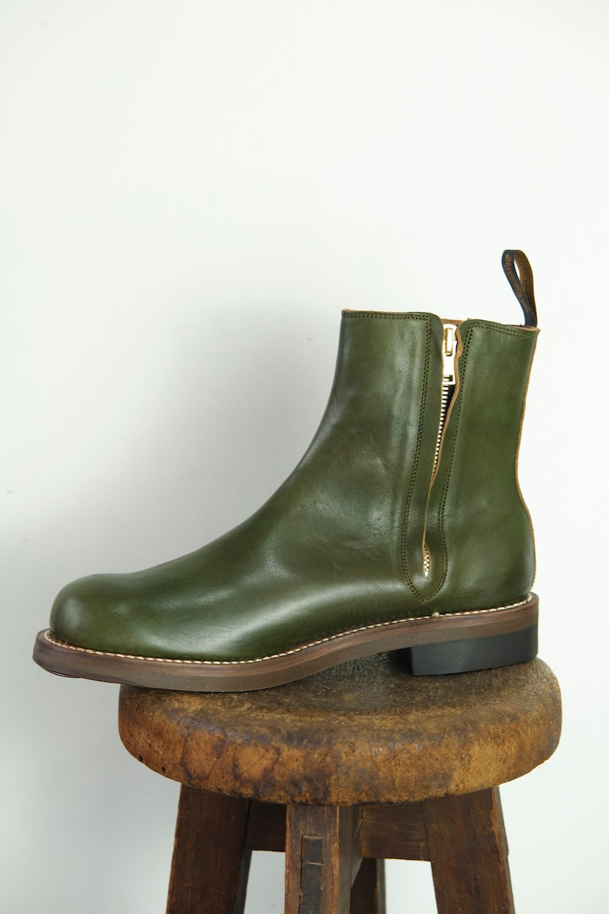 ROLLING DUB TRIO CASPER GREEN HORSEHIDE