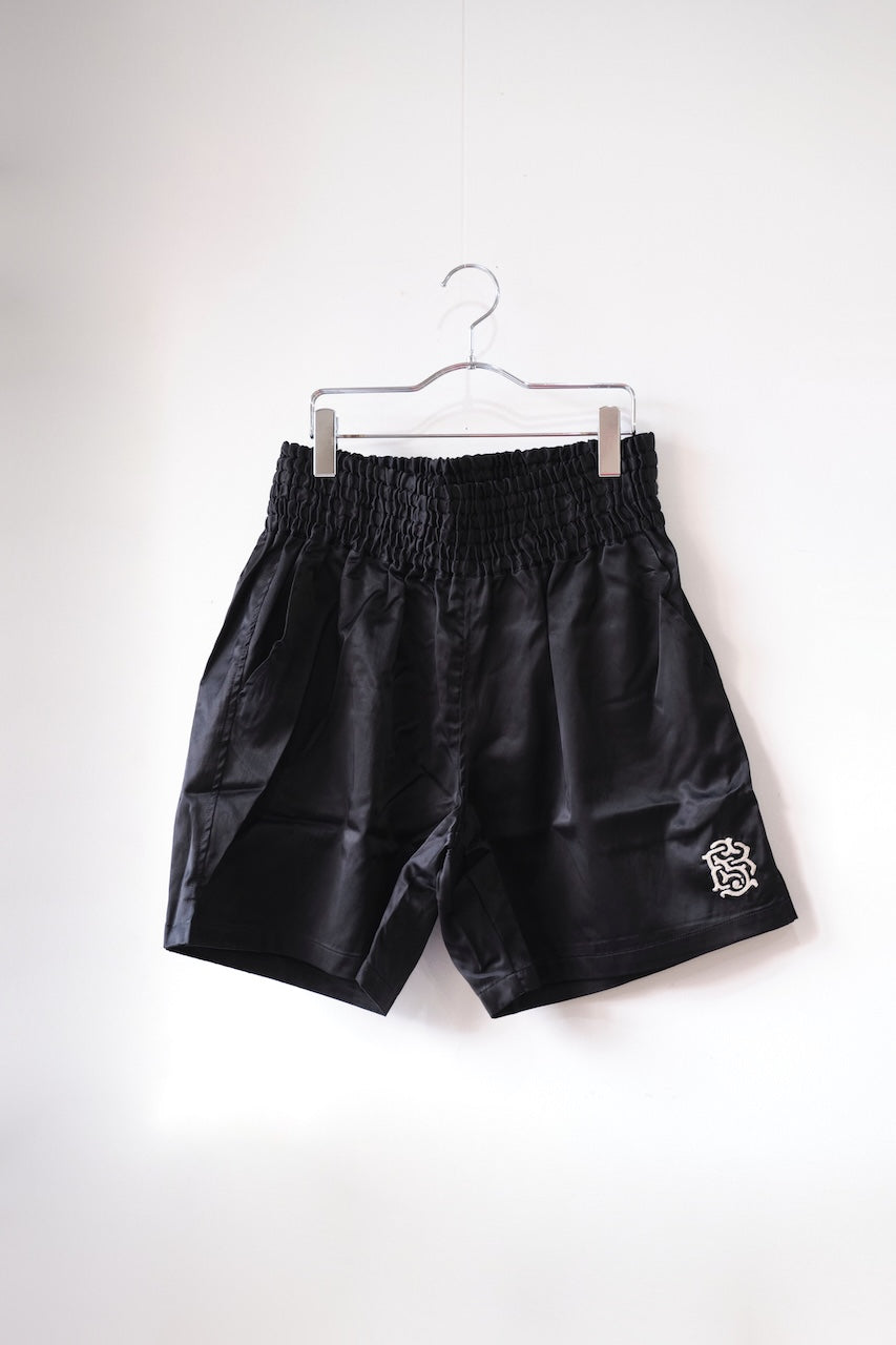 BLACK SIGN MAIN MATCH BOXING SHORTS