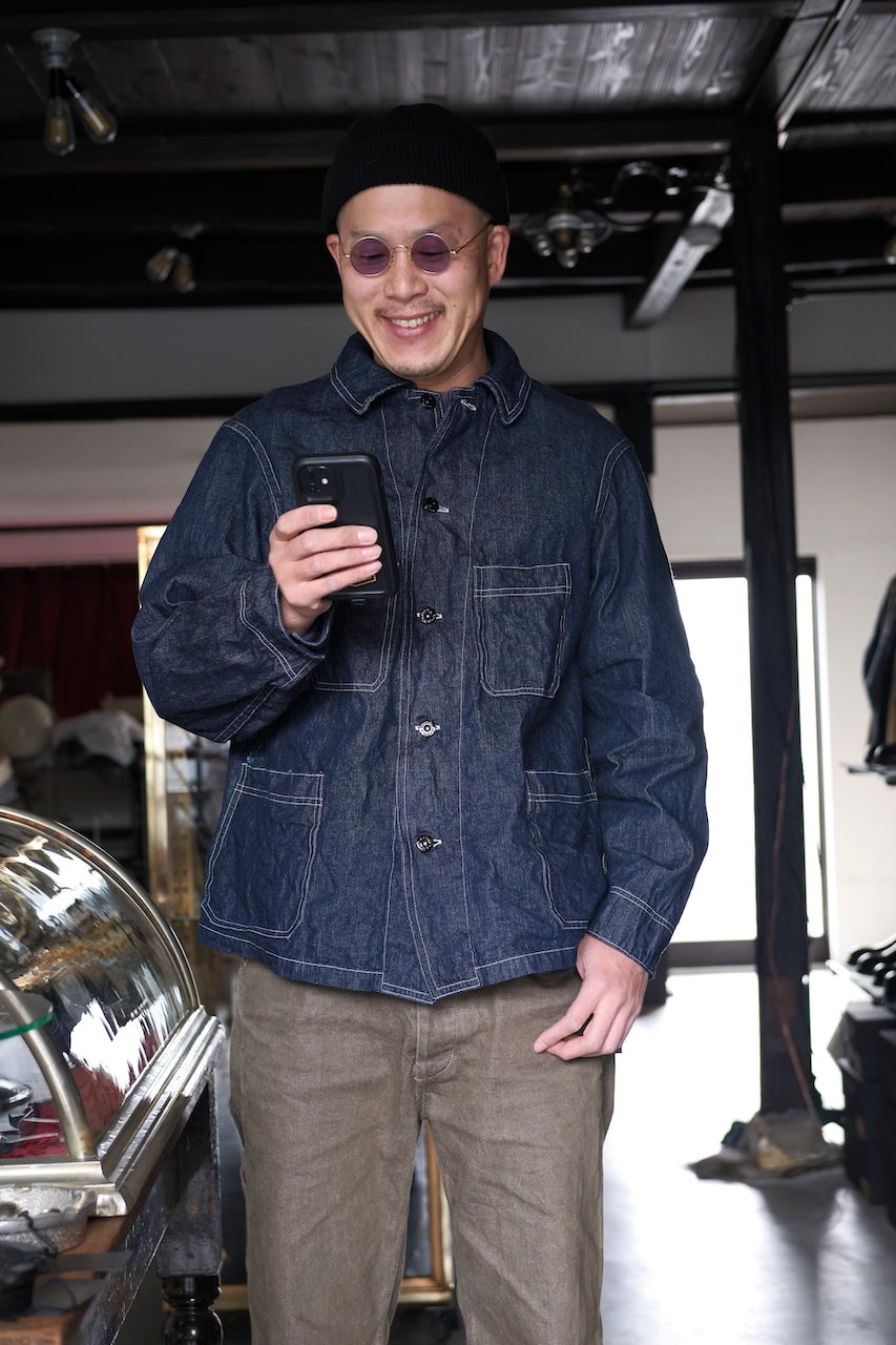 LION BRAND 01 DENIM COVERALL JKT