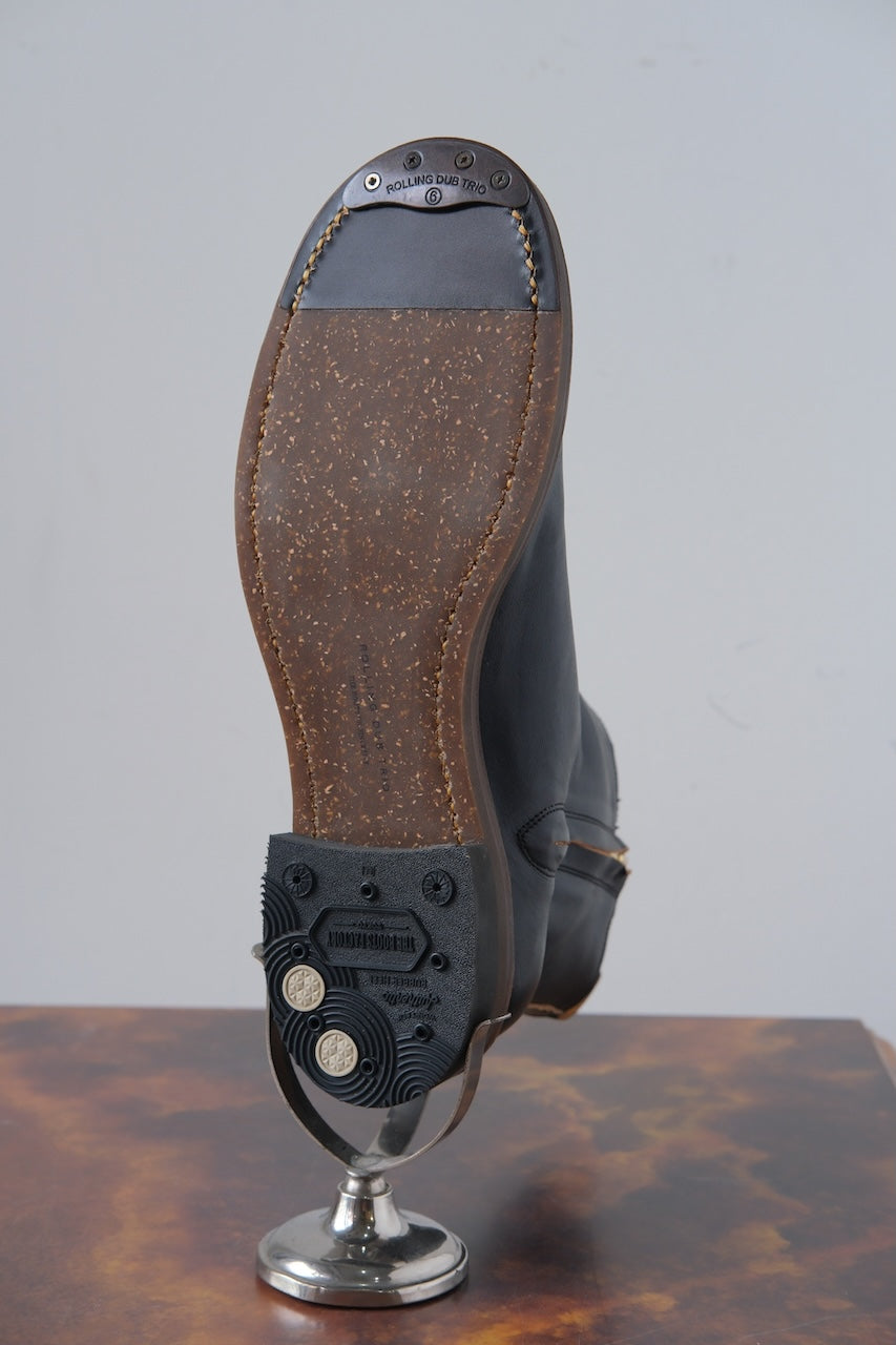 ROLLING DUB TRIO CASPER BLACK HORSEHIDE