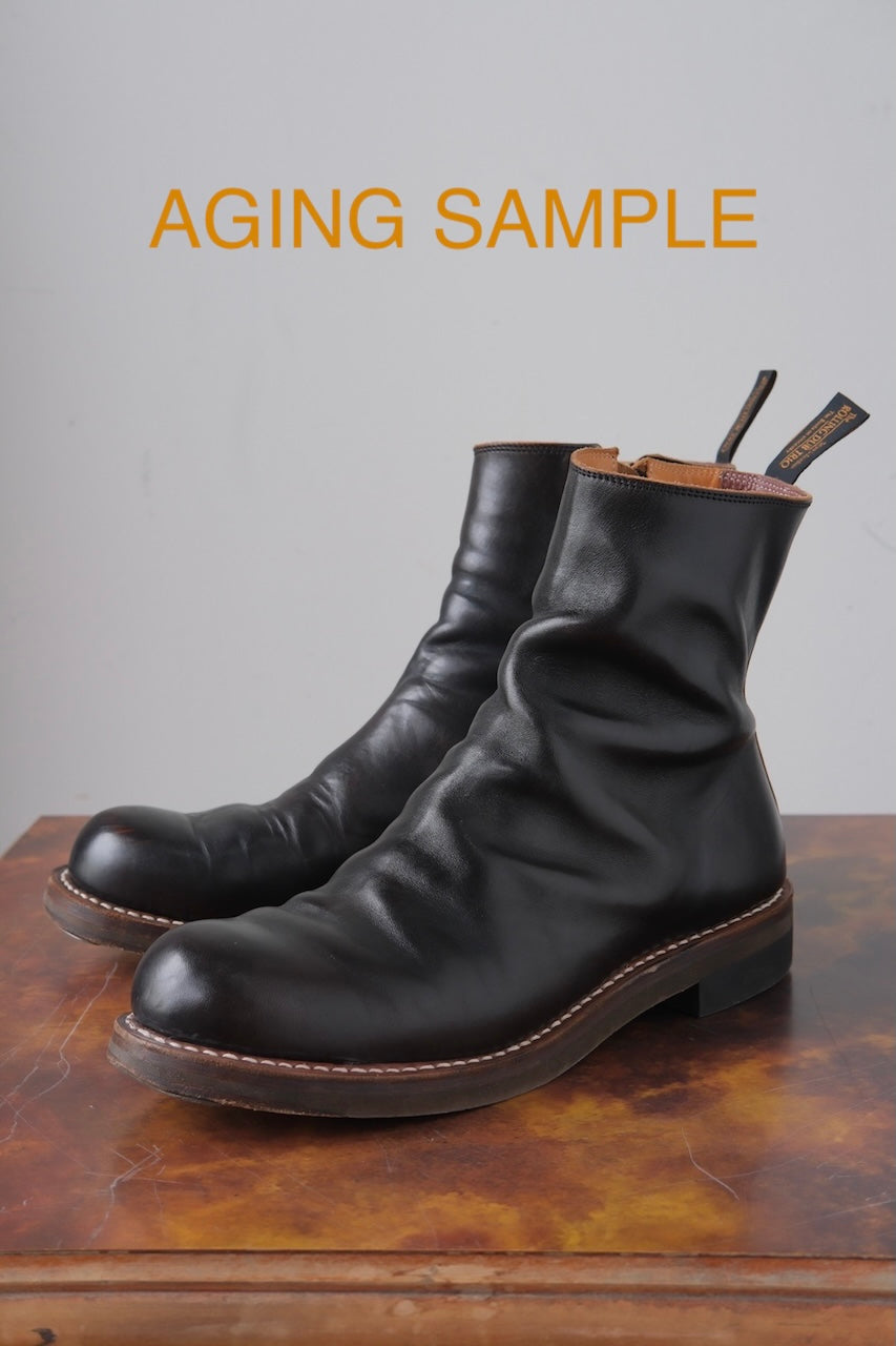 靴 ROLIING DUB TRIO CASPER Horsehide size 7 ROLLING DUB TRIO CASPER BLACK HORSEHIDE – grandguignol