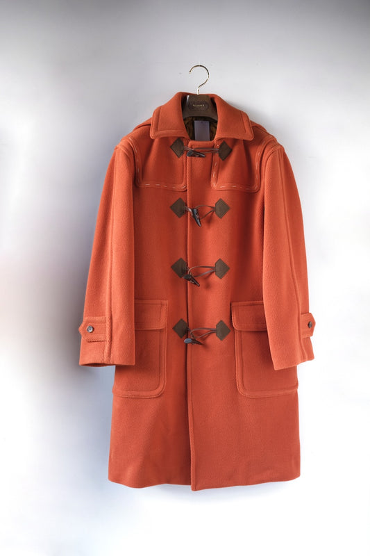 lacquer&c CHEVRON DUFFLE COAT ORANGE