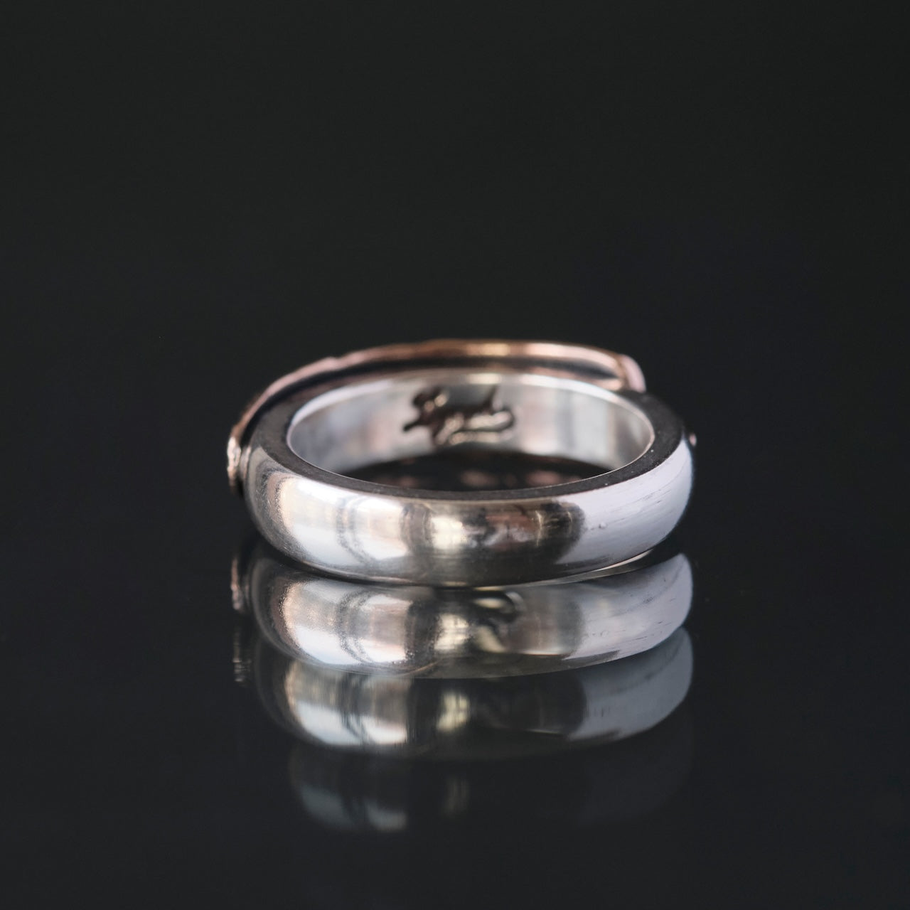 LYNCH SILVERSMITH K18 PINK GOLD FEATHER RING – grandguignol