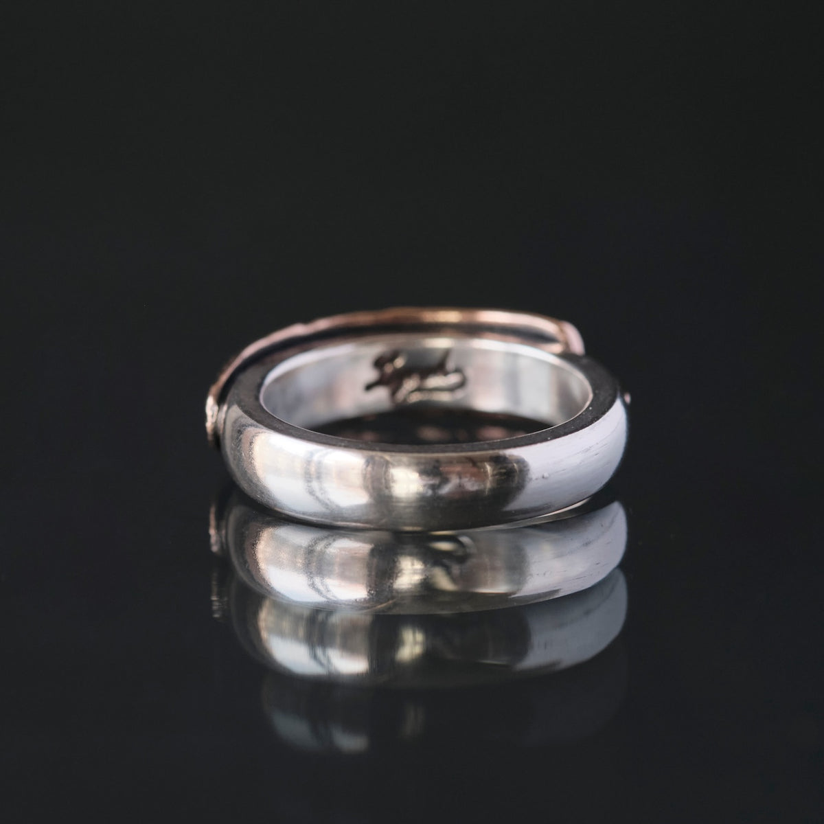 Silversimth Rings LYNCH SILVERSMITH K18 PINK GOLD FEATHER RING – grandguignol