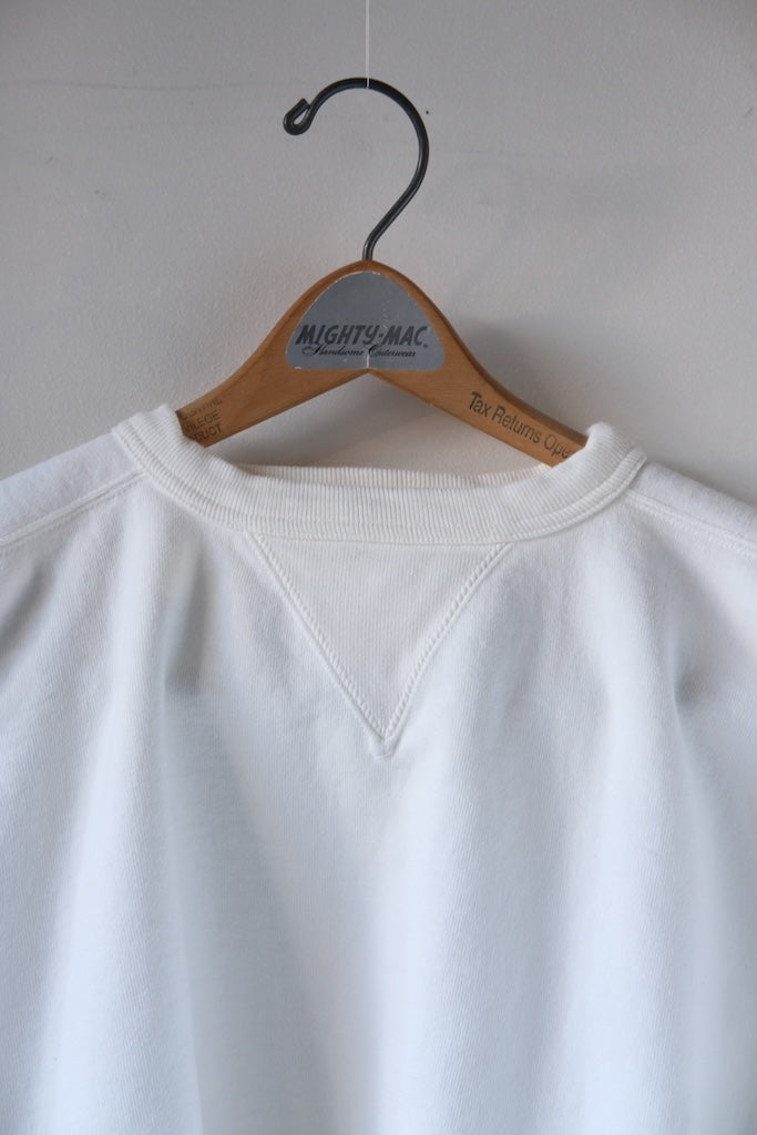 Gordon DOUBLE V FREEDOM SLEEVE SWEAT V.WHITE