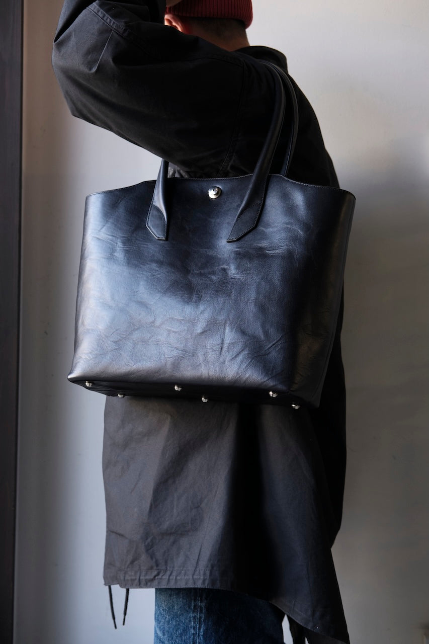 MANIFOLD BLACK HORSE TOTE BAG(L)