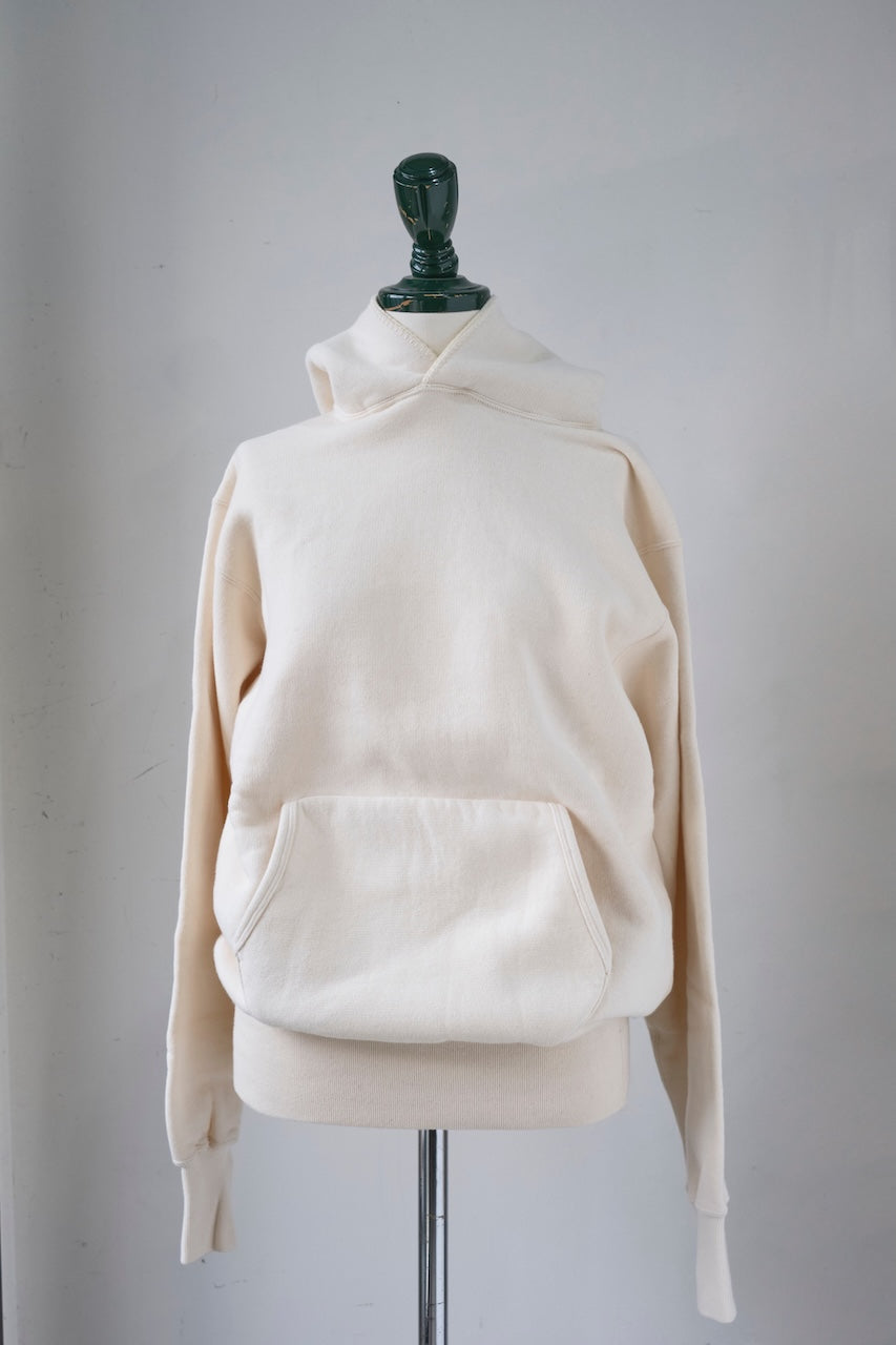 DAPPERS CLASSICAL CLOSSOVER HOODED PARKA ECRU LOT1603