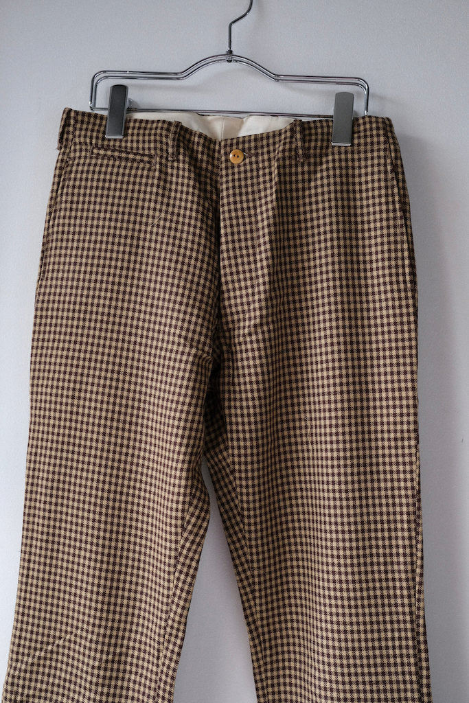 WALK ON 1930 CHAR`S PANTS WOOL HOUNDTOOTH – grandguignol