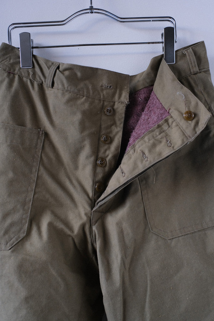 ROMANIAN ARMY MOTORCYCLE PANTS KHAKI grandguignol