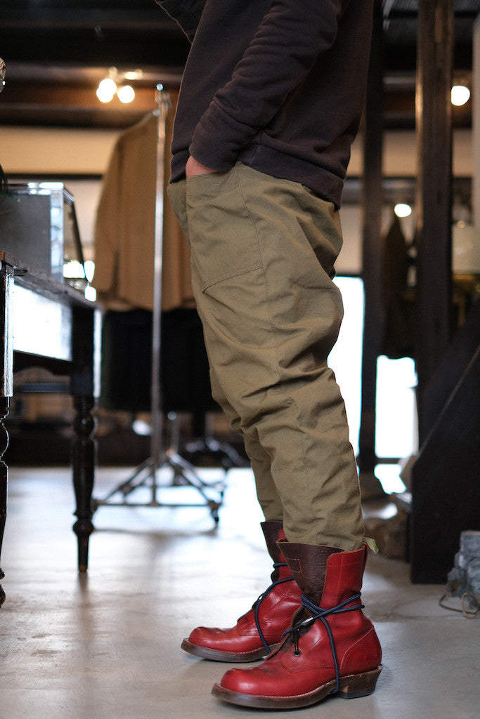 ROMANIAN ARMY MOTORCYCLE PANTS KHAKI grandguignol