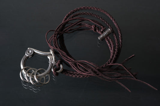 LYNCH SILVER SMITH D-CUFFS LEATHER ROPE