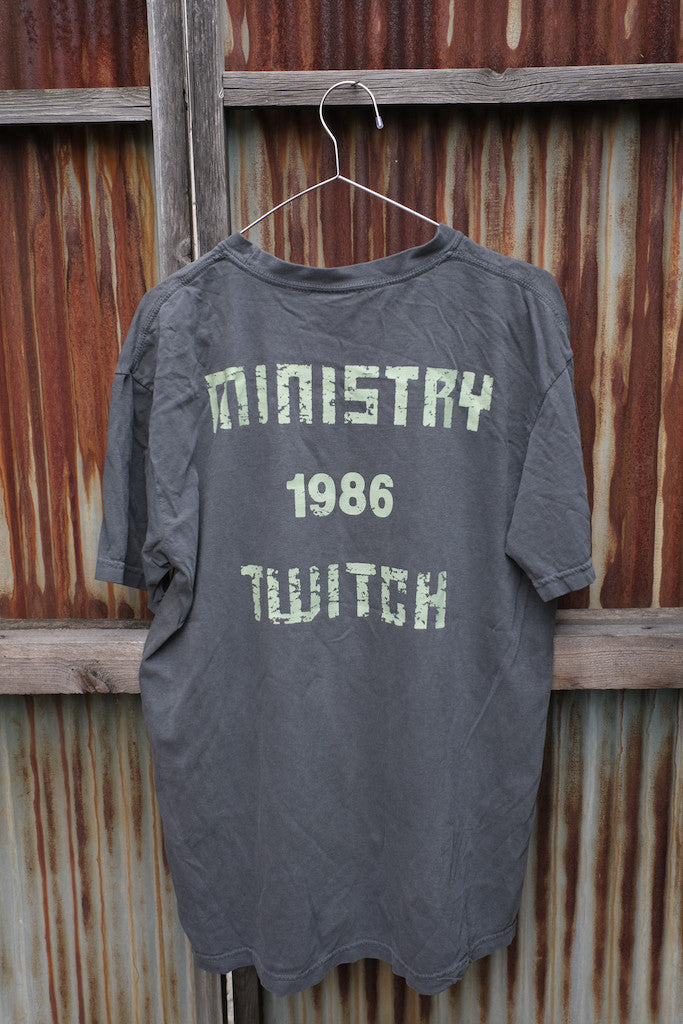 MINISTRY TWICH (1986) T-SHIRT VINTAGE BLACK
