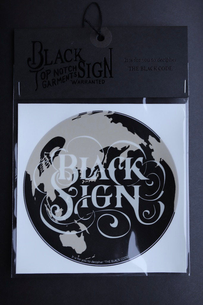 Black Sign Sticker BLACK SIGN STICKER – grandguignol